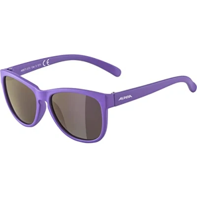 Imagen de ALPINA Unisex Niños, LUZY gafas de sol, purple matt/purple, One Size