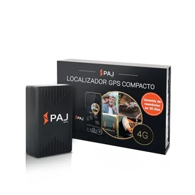 Imagen de PAJ GPS Compact Finder 4G Localizador para Coches, Motos y Camiones Batería de hasta 40 días Rastreador protección antirobo con Seguimiento en Tiempo Real, notificación Alarma