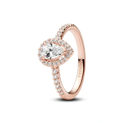 Imagen de Pandora Timeless Mujeres Anillo Baño de oro rosa 14 quilates 182835C01 58