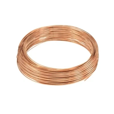 Imagen de QWORK® Hilo de Cobre Puro Ø3mm Largo 10 m Alambre Cu 99 DIY
