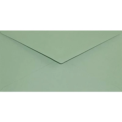 Imagen de Keaykolour Matcha Tea 100 sobres de formato DL solapa puntiaguda cierre con adhesivo húmedo110x220mm 120g ecológicos para tarjetas invitaciones cumpleaños regalo color verde (té matcha)