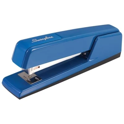 Imagen de Swingline Engrapadora, 747 Classic Engrapadora de escritorio, capacidad para 30 hojas, metal, azul real (74724)