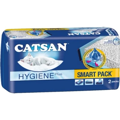 Imagen de Catsan Smart, Arena para gatos, Pack 4 L (2 inlays)