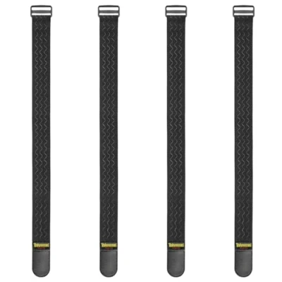 Imagen de Trilancer Cinchas Elásticas con tiras Antideslizantes, 61 cm x 5 Correas Multiusos Textiles Autoadherentes para Mangueras, Cuerdas, Bicicletas, Equipaje, Camping o Esterillas de Yoga