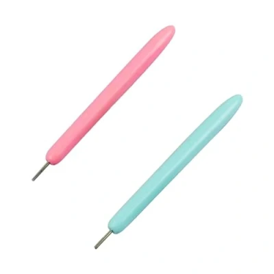 Imagen de Herramientas Quilling, 2 Pcs Papel Quilling Herramientas, Strips Slotted Tool, Multifunción Rolling Curling Needle Pen, DIY Hand Craft Pen