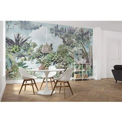 Imagen de Komar WTD XXL 4 1025 Tropical Heaven papel pintado fotográfico (368 x 248 cm, láminas, diseño de bosque tropical, pintado, decoración, pared, pared