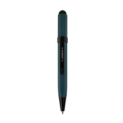 Imagen de Legami Mini bolígrafo táctil de 0,8 x 9,6 cm, Bola, Tinta Negra, diámetro la Punta 1,0 mm, con Goma para Escribir en Cada Dispositivo y Variante Petrol Blue