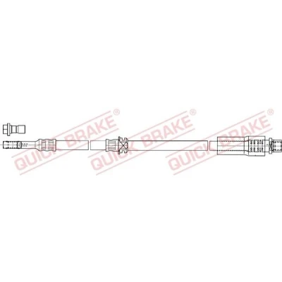 Imagen de Tubo flexible de frenos QUICK BRAKE 50.835X