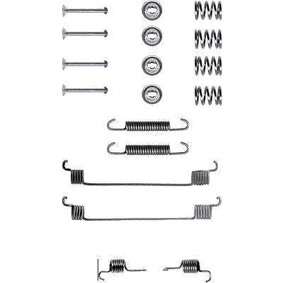 Imagen de HELLA 8DZ 355 200 101 Juego de accesorios, zapatas freno FIAT: Panda II Hatchback, 500 Hatchback