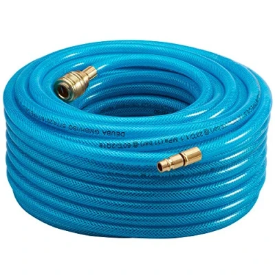 Imagen de Deuba Manguera para Compresor de Aire 30m 15Bar 1/4&#039; Ø6mm Neumática Acople Rápido