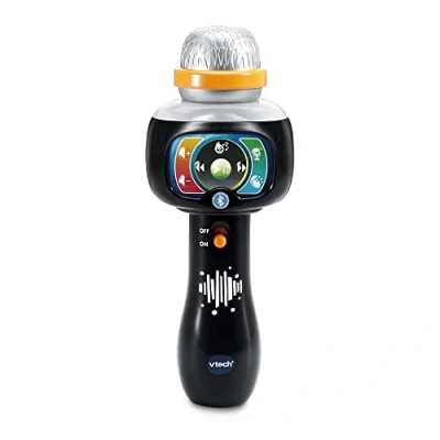 Imagen de VTech Micrófono Infantil Karaoke Canta Conmigo, Juguete para niños +2 años, Color Negro, Versión ESP