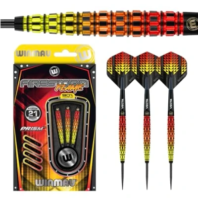 Imagen de WINMAU Dardos firestrom Flame Torpedo 90% 21gr