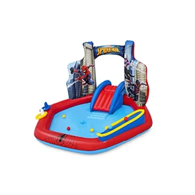 Imagen de BESTWAY Centro de Juegos Hinchable 211x206x127 cm Diseño Spiderman Multicolor