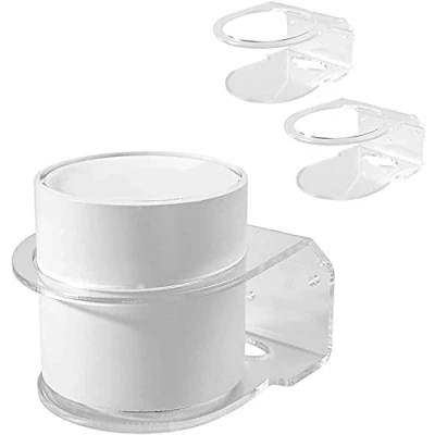 Imagen de HOLACA soporte de pared para TP Link Deco X20 X55 Pro X60 X68 WiFi 6 Mesh (AX1800, AX3000), acrílico simple y resistente (paquete 2)