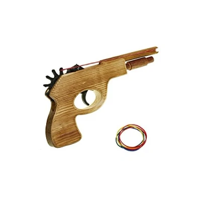 Imagen de Jugetutto Pistola dispara Gomas I Juguete de Madera