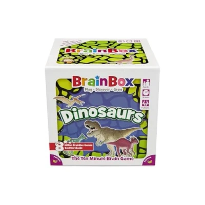 Imagen de Brainbox Dinosaurs (2022), Card Game, Ages 6+, 1+ Players, 10+ Minutes Playing Time