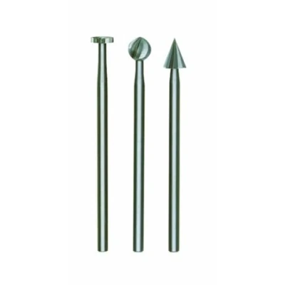 Imagen de Proxxon 2228720 Juego 3 Fresas M, Negro