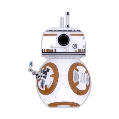 Imagen de Funko Pop! Large Enamel Pin STAR WARS: BB 8 With Lighter 9E Pins de Esmalte Broche Coleccionable para Mochilas Y Bolsos Idea Regalo Mercancia Oficial Movies Fans