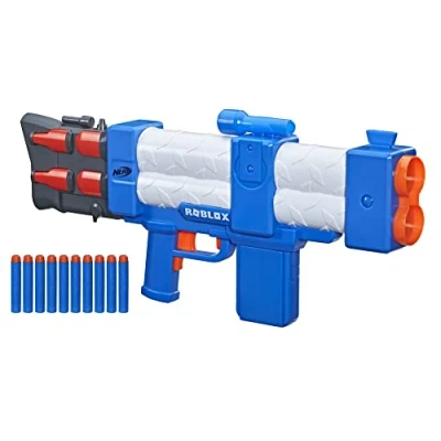 Imagen de Nerf Roblox Arsenal: Pulse Laser Motorised Dart Blaster, 10 Darts, Clip, Code to Unlock In Game Virtual Item