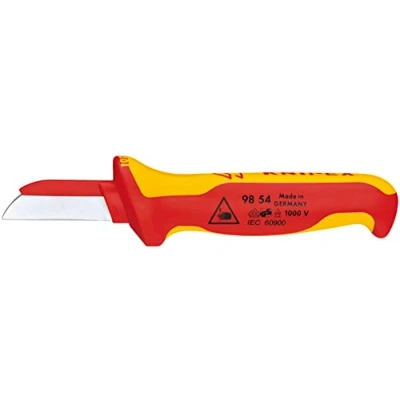 Imagen de Knipex Cuchillo para cable mango aislante en dos componentes, según norma VDE 190 mm 98 54