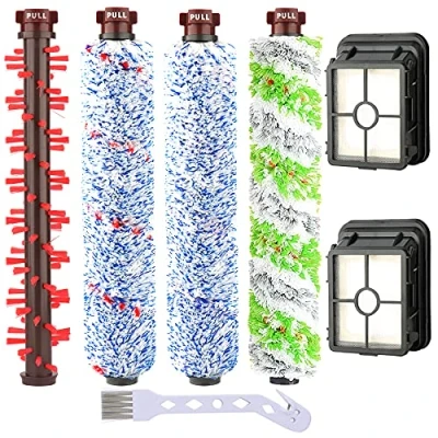 Imagen de Accesorios para Bissell Crosswave 3 en 1, 1 cepillo principal multisuperficie+ mascotas+ alfombras+ suelo y 2 filtros 1866 1785 2052 1713 2225