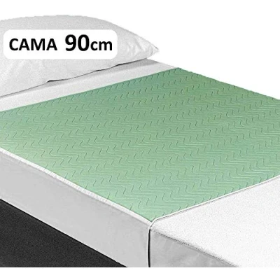 Imagen de OrtoPrime Empapadores Cama Adultos Bebe Lavables Absorbentes 3,15 Litros/m2 Más de 200 Lavados Protector Colchón Impermeable 4 Capas con Alas 90 x 85