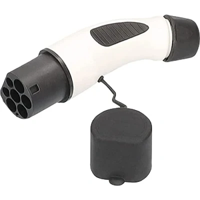 Imagen de as Schwabe 65142 Conector de Repuesto para Cable Carga vehículos eléctricos Tipo 2 11 kW / 16 A 400 V 3 Fases Modo E Auto EV/PHEV IP44 Negro/Blanco