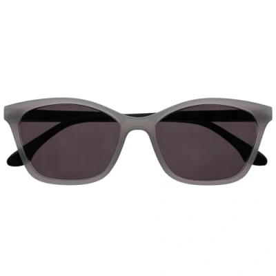 Imagen de OPULIZE KAT Gafas de Lectura Solares Elegante Montura Ojo Gato Gris Hombres y Mujeres Bisagras Muelle S59 7 +3.00