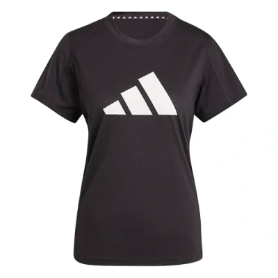 Imagen de adidas Mujer Train Essentials Big Performance Logo Training tee, Black/White, XL
