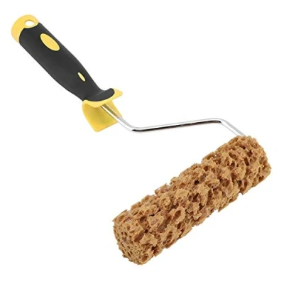Imagen de Dingln Modelo De La Textura Del Rodillo Pintura Cepillo Con Decorar Manija Compatible Pared Herramienta