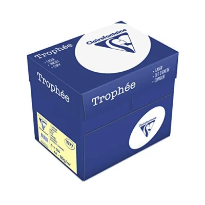 Imagen de Clairefontaine Trophée Resma de papel, Color: Clementina, 80 gr/m², 500 hojas, A4 (21 x 29.7 cm)