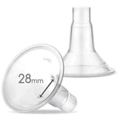 Imagen de Maymom MyFit 28 mm Shield (2 unidades) compatible con conector Widemouth no original Spectra S2 accesorios S1 bomba Parts Brida