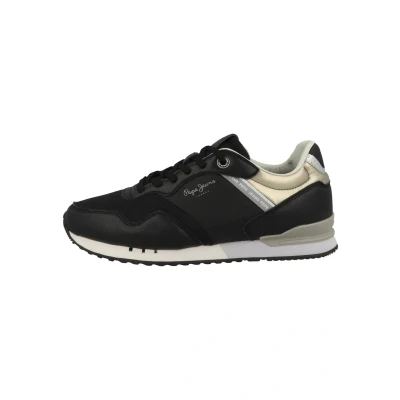 Imagen de Pepe Jeans London Snake W Zapatillas, Mujer, Talla: 36, Black Fibra sintética