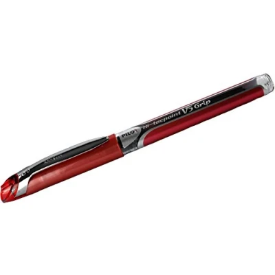 Imagen de Pilot Hi Tecpoint V5 Grip Bolígrafo Roller Tinta Liquida Rojo Punto Fino (Caja 12 unidades)