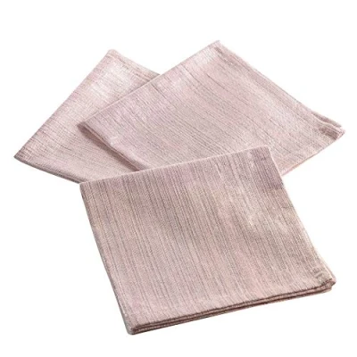 Imagen de DOUCEUR D&#039;INTERIEUR Elegancia 3 servilletas de Mesa, Rosa, 40 x cm