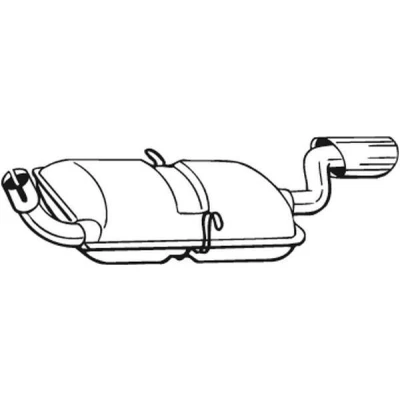 Imagen de Silenciador trasero BOSAL 235 193