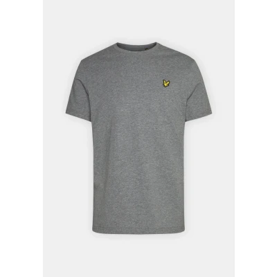 Imagen de Lyle &amp; Scott Plain Camiseta básica, Hombre, Talla: Small, Mid grey marl
