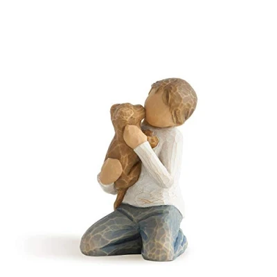 Imagen de Willow Tree Figura de niño con Perro, Home Deco, Enesco