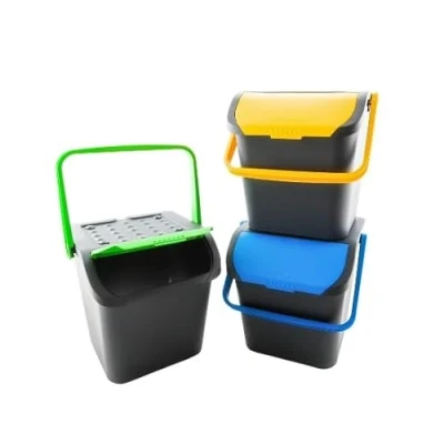 Imagen de IRPot Juego 3 Cubos Ecoplast Ecologic 35 l, EC35