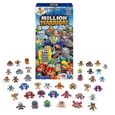 Imagen de Million Warriors Monster Jam, paquete de 40 figuras coleccionables, guerrero raro garantizado, juguetes sorpresa para niños y niñas a partir 5 años (los estilos pueden variar)