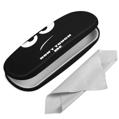 Imagen de FINTIE Funda rígida para gafas de sol y sol, Don&#039;t Touch, talla única, Carcasa