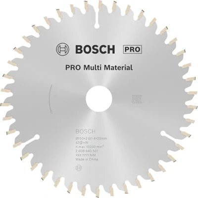 Imagen de Bosch Professional 2 608 640 501 Hoja de sierra circular Multi Material 150 x 20/16 2,0 mm, 42 (pack 1)