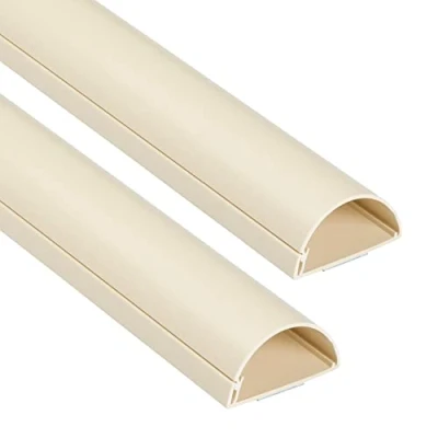 Imagen de D Line Maxi 1M5025M 2PK, Canaletas decorativas para cables de TV, Cubre los TV en la pared 2x 50mm (anch.) x 25mm (alt.) 1 metro longitudes (2 metro) Magnolia