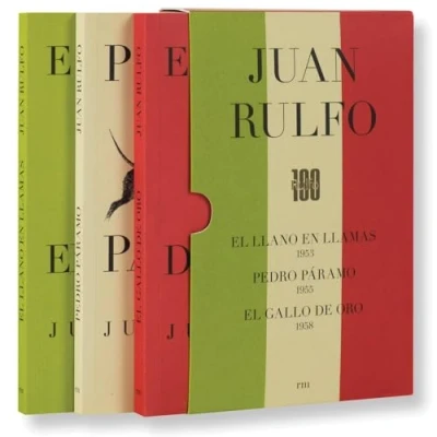 Imagen de JUAN RULFO. CAJA EDICIÓN CONMEMORATIVA: Pedro Páramo. Llano en Llamas. Gallo de Oro (SIN COLECCION)