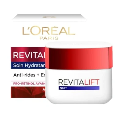 Imagen de L&#039;Oréal Paris Revitalift Soin Nuit Hydratant Anti Rides &amp; Extra Fermeté Âge 50 mL