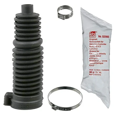 Imagen de FEBI BILSTEIN 12807 Juego de fuelle, dirección Caucho Eje delantero, izquierda, derecha con grasa abrazaderas FORD: MONDEO 3