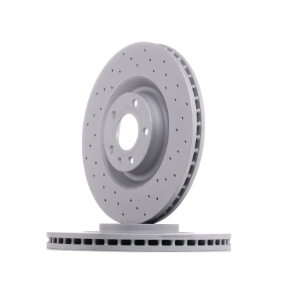 Imagen de ZIMMERMANN SPORT COAT Z 100.3326.52 Disco de freno 345 30 6/5 5 112 ventilación interna, perforado revestido altamente carbonizado AUDI: A4 B7 Avant