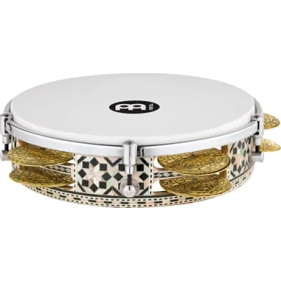 Imagen de MEINL Percussion Artisan Edition Riq (AERIQ1) Tambor (8 3/4&quot;), color blanco