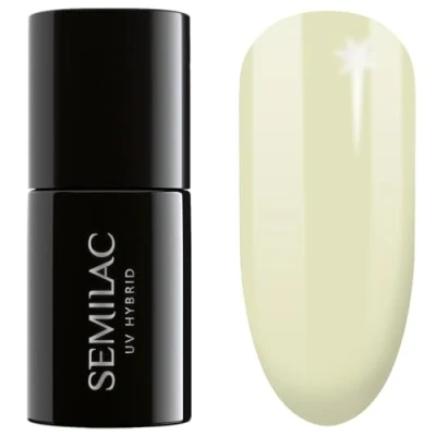 Imagen de Semilac Esmalte Semipermanente 441 Ghost White 7ml Colección Glow in the dark