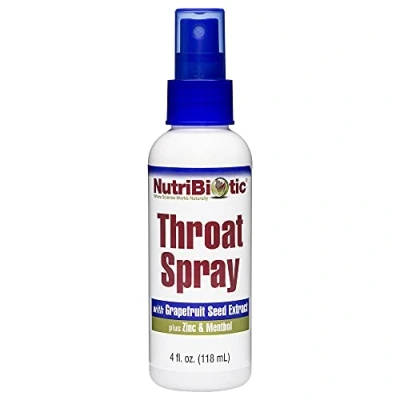 Imagen de Nutribiotic primeros auxilios Spray para la garganta con Zinc + GSE 4 oz.
